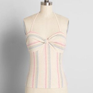 Modcloth Sun-Drenched Sweetness Halter Top- NWT size small